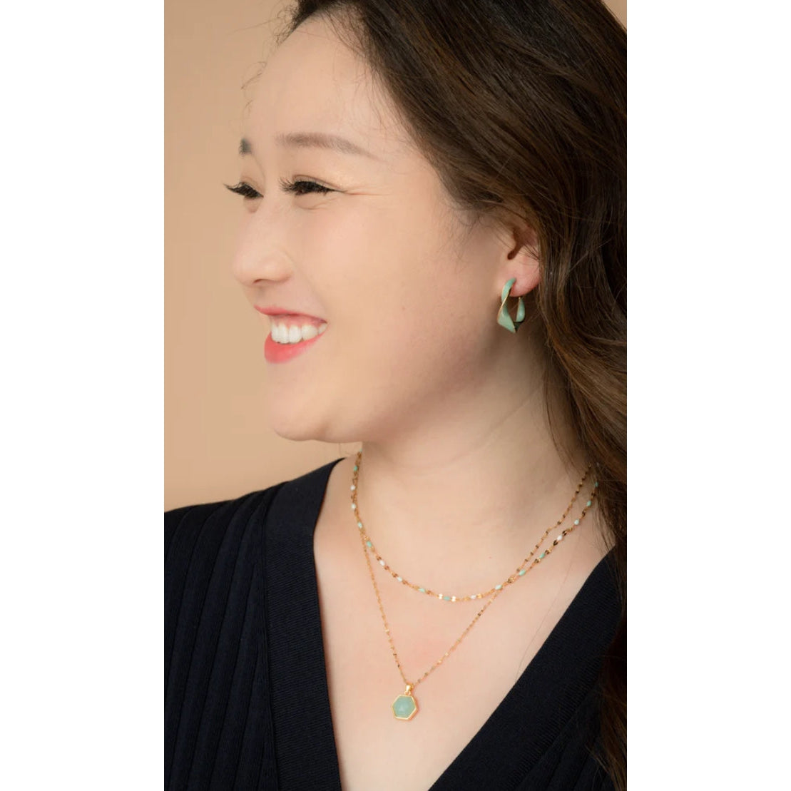With a Twist Hoops- Assorted Colors
