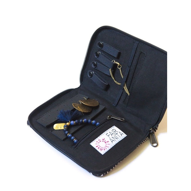 Zip Folder Jewelry Travel Organizer Case